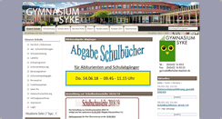Desktop Screenshot of gymnasium-syke.de
